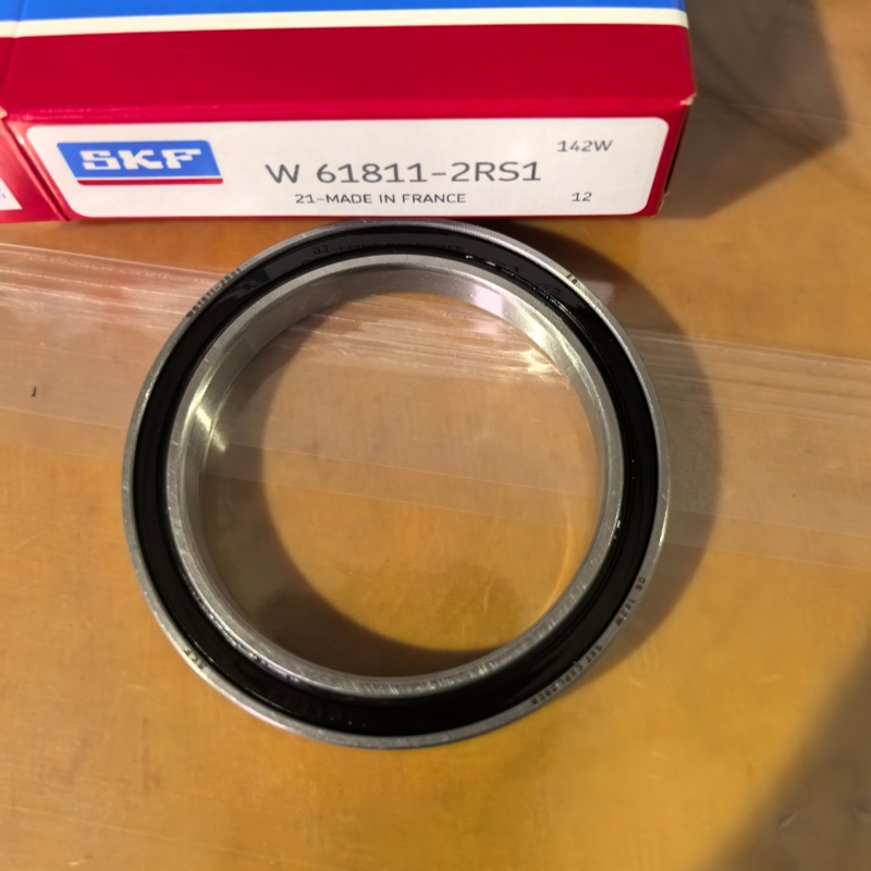 SKF 61811-2RS1 Radial Bearing, Single Row, Deep Groove Design