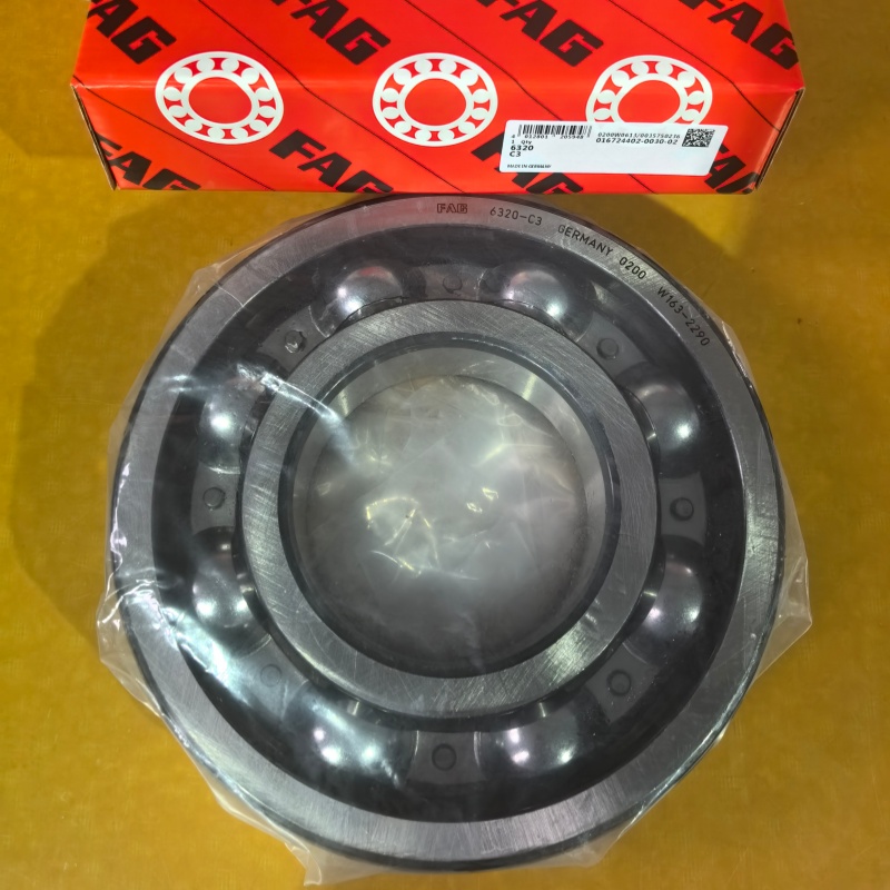 6320-J20AA-C3 FAG Deep Groove Ball Bearings Single Row